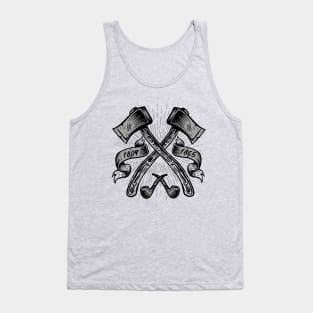 Abraham Lincoln Axe Tank Top